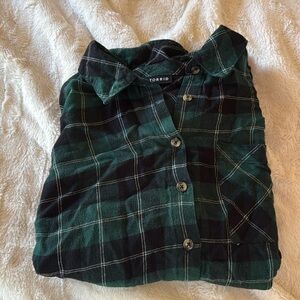 Torrid flannel shirt